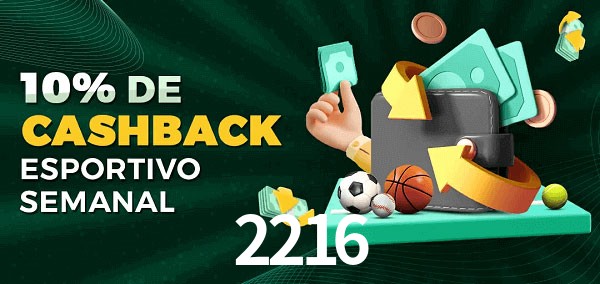 10% de bônus de cashback na 2216